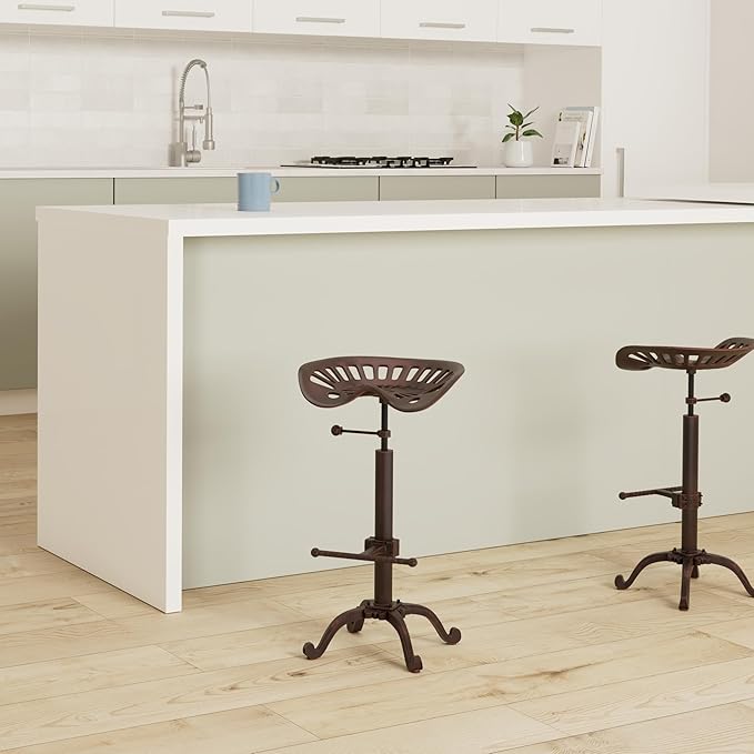 Industrial Bar Stools-Swivel Tractor Seat-Bar Height Adjustable - Image 2