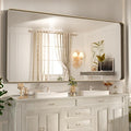 WEER 72x36 Inch Bronze Bathroom Mirror by WEER