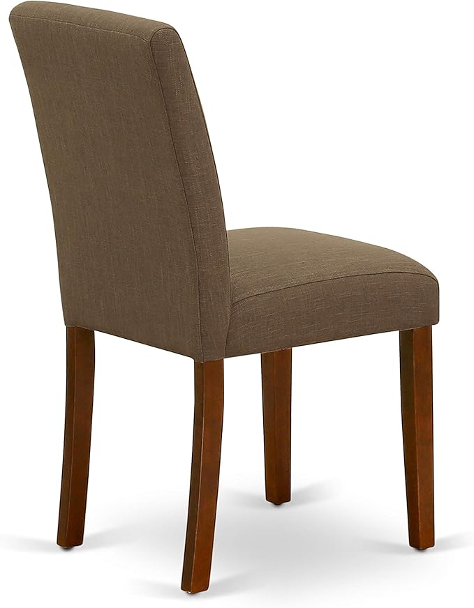 East West Furniture DMAB5-MAH-18 5 Piece Modern Dining Table Set Includes a - Image 9