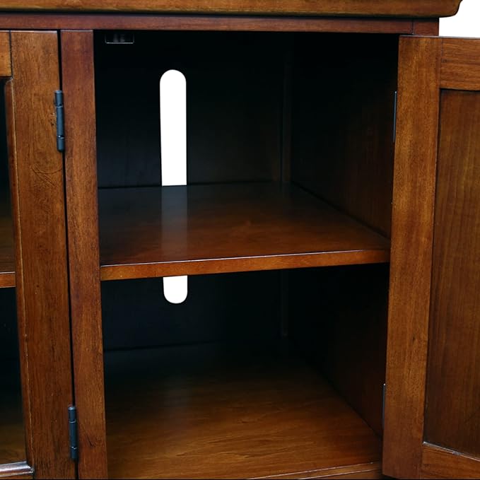 Leick Home 87360 TV Stand with Enclosed Storage - Image 6
