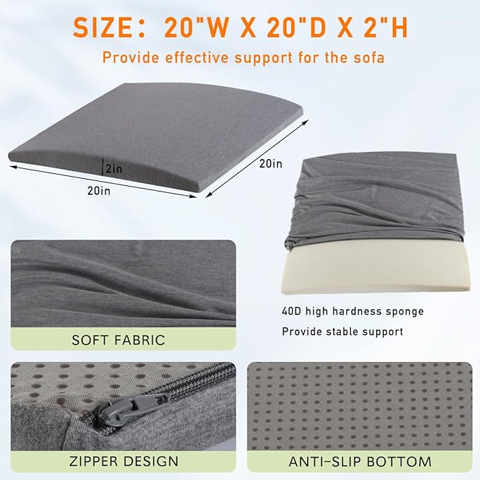 Couch Cushion Support for Sagging Seats, Furniture Seat Under Cushion Sag Repair - Image 2