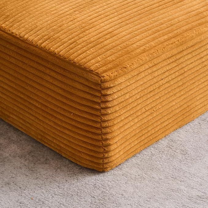 Oversized Chaise Daybed Lounge Sleeper Chair Sofa Bed Indoor, Fluffy Corduroy - Image 9
