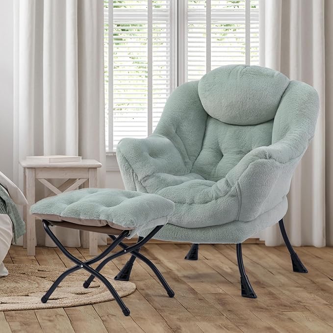 HollyHOME Fabric Lazy Chair - Image 2