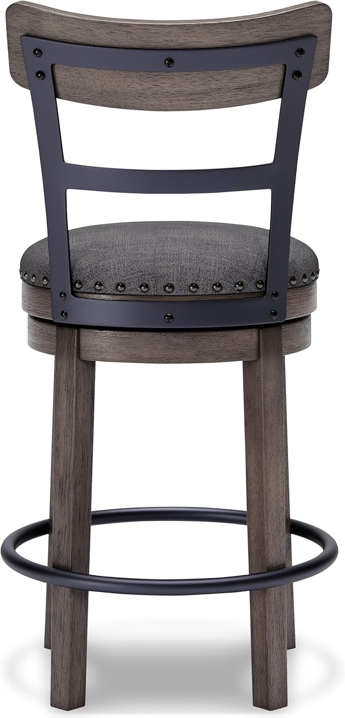 Signature Design by Ashley Caitbrook 24" Farmhouse Counter Height Upholstered - Image 9