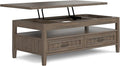 SIMPLIHOME Lev Lift Top Coffee Table by SimpliHome