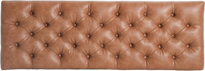 Christopher Knight Home Ottilie PU Leather Storage Ottoman Bench, Wooden - Image 13