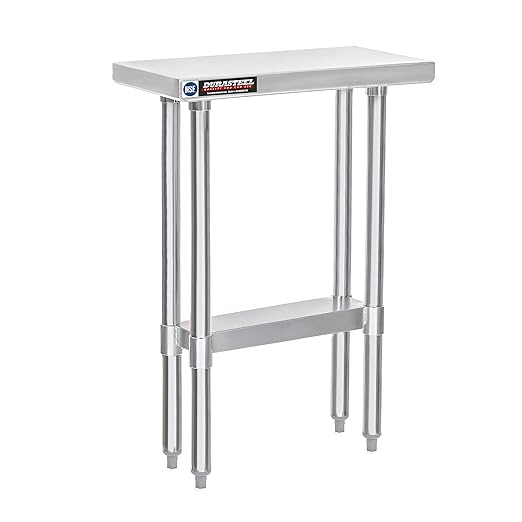 DuraSteel 24x12 Small Stainless Steel Table by DuraSteel