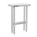 DuraSteel 24x12 Small Stainless Steel Table by DuraSteel