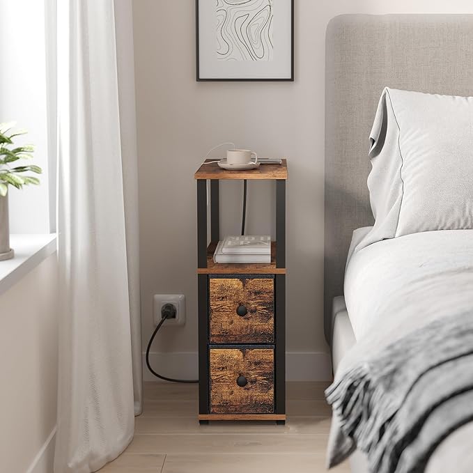 TUTOTAK Small Narrow End Tables, Side Tables - Image 5