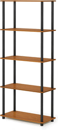 Furinno Turn-N-Tube 5-Tier Multipurpose Shelf / Display Rack / Storage Shelf / by Furinno-FitsYourSpaceFitsYourBudget