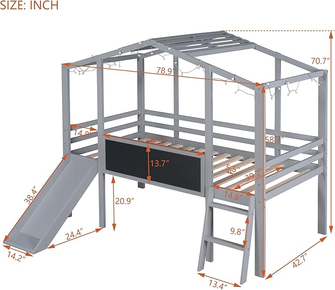 Ball & Cast Twin Size House Loft Bed - Image 2