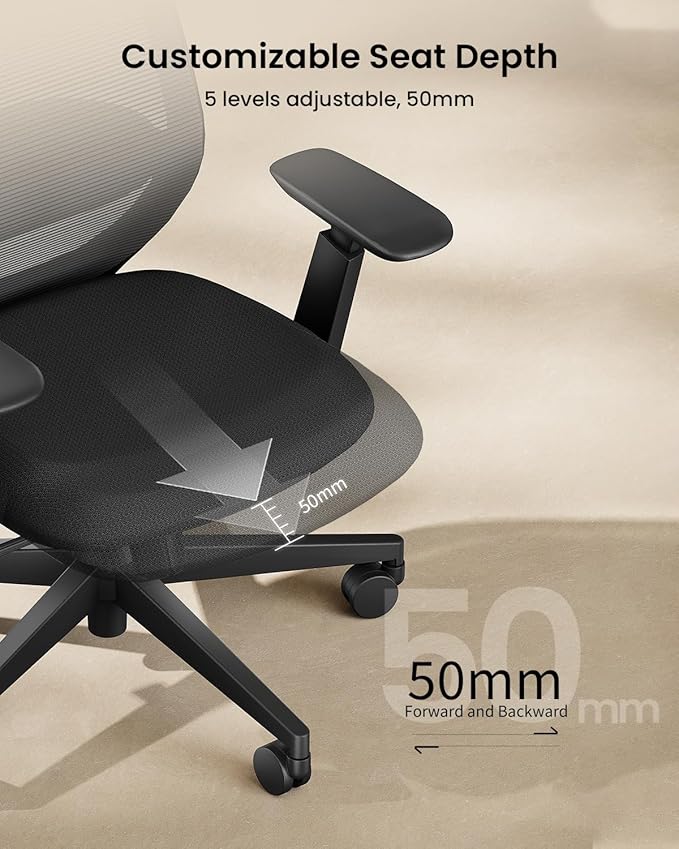 ProtoArc Ergonomic Office Chair – EC200 High-Back Mesh Computer Chair - Image 4