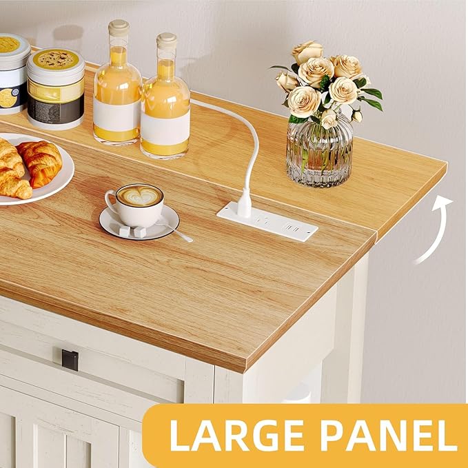 DWVO Rolling Kitchen Island - Image 5