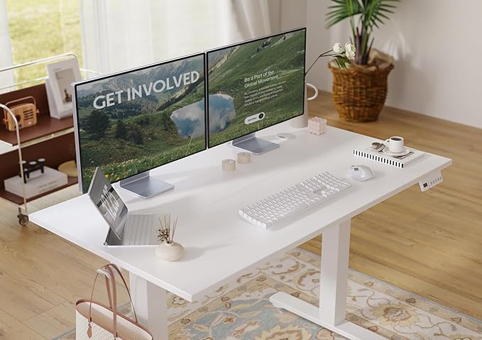 Seang Electric Standing Desk Adjustable Height, 40 x 24 Inch Sit Stand Desk - Image 5