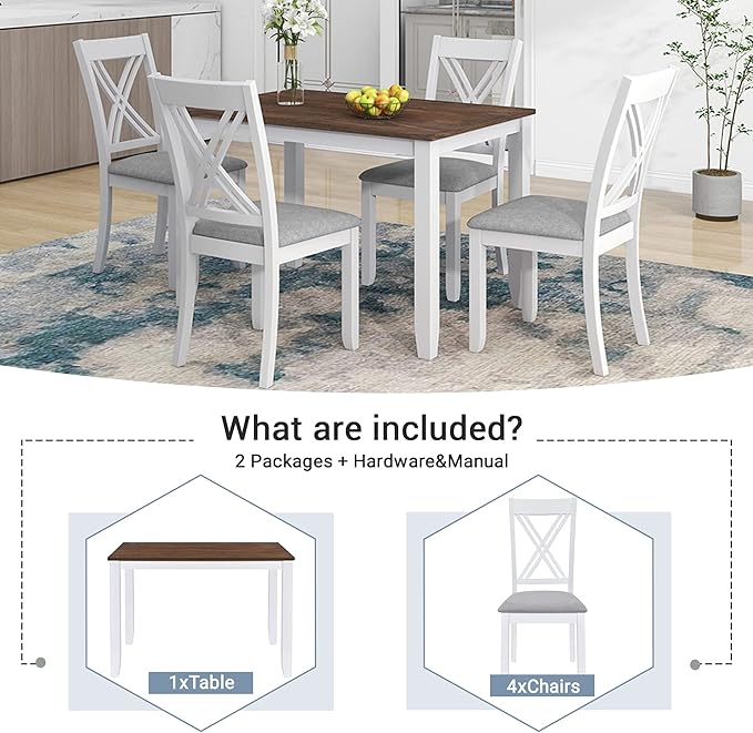 Ball & Cast 5-Piece Dining Table Set - Image 5