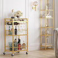 TUTOTAK Bar Cart, Home Bar Serving Cart by WelcometotheTUTOTAKHome