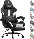 GTRACING Gaming Chair with Foot Rest & Pocket Spring Cushion, Breathable Fabric by GtracingDirect