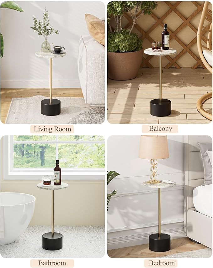 Drink Table Pedestal, Round Side Table, Drink Tables - Image 9