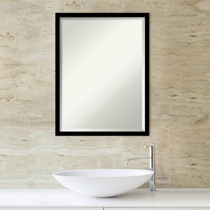 Amanti Art Black Bathroom Mirror - Image 5