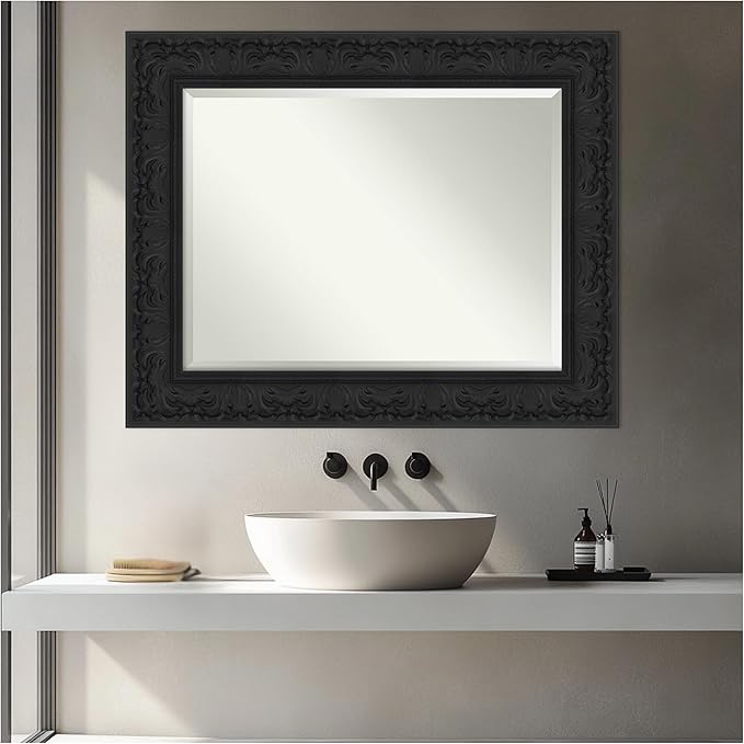 Amanti Art Black Bathroom Mirror - Image 5