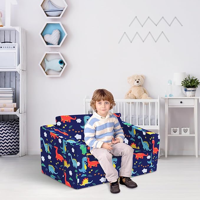 Kids Couch Convertible Sofa to Lounger - Image 2