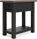 Signature Design by Ashley Tyler Creek Chair Side End Table, Light Brown & by SignatureDesignbyAshley