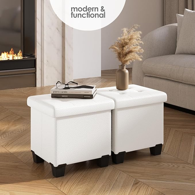 STORAGEBUD Storage Ottoman Cube - Image 2