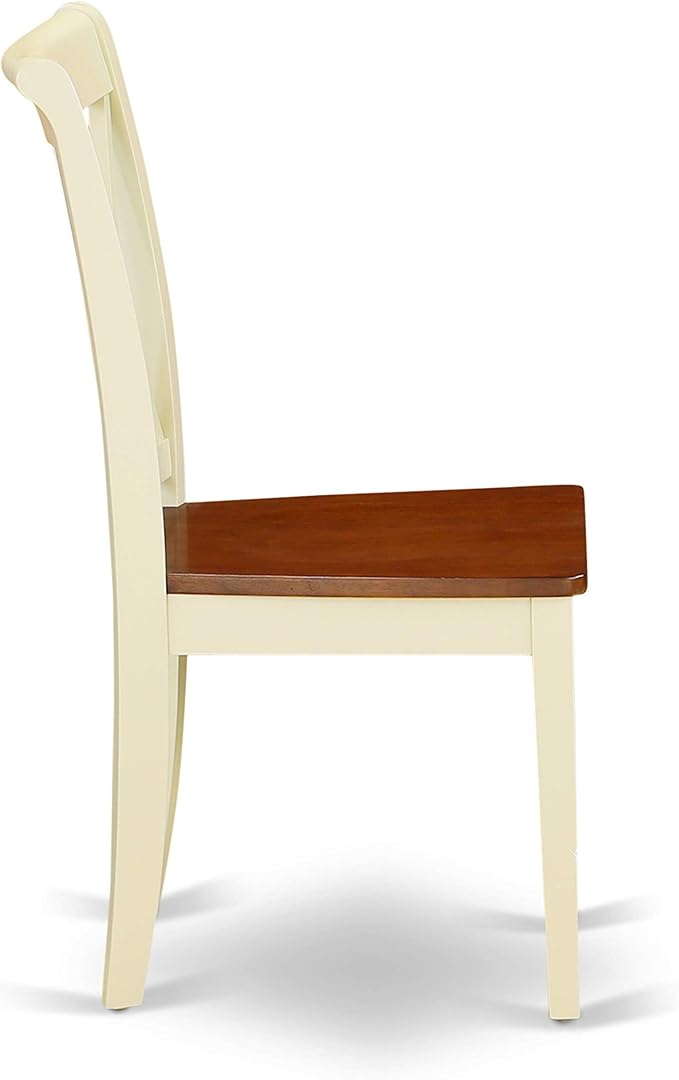 East West Furniture DOCL7-BMK-W 7 Piece Dining Room Furniture Set Consist of a - Image 9