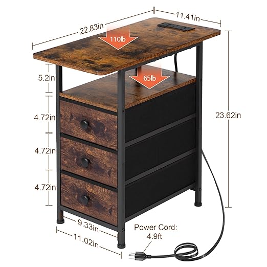 AMHANCIBLE End Tables Living Room - Image 3