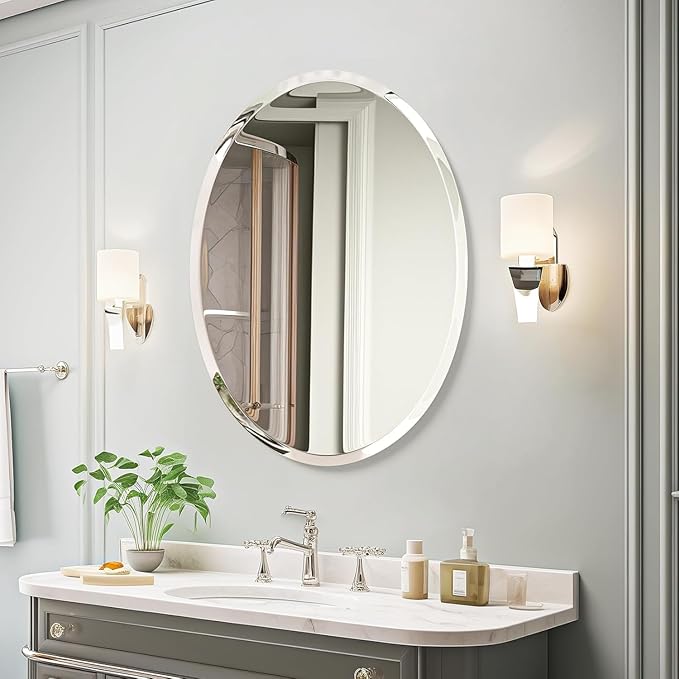 KOHROS Bathroom Mirrors for Over Sink - Image 6