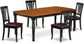 East West Furniture DOAV5-BCH-LC 5 Piece Modern Dining Table Set Includes a by EastWestFurniture
