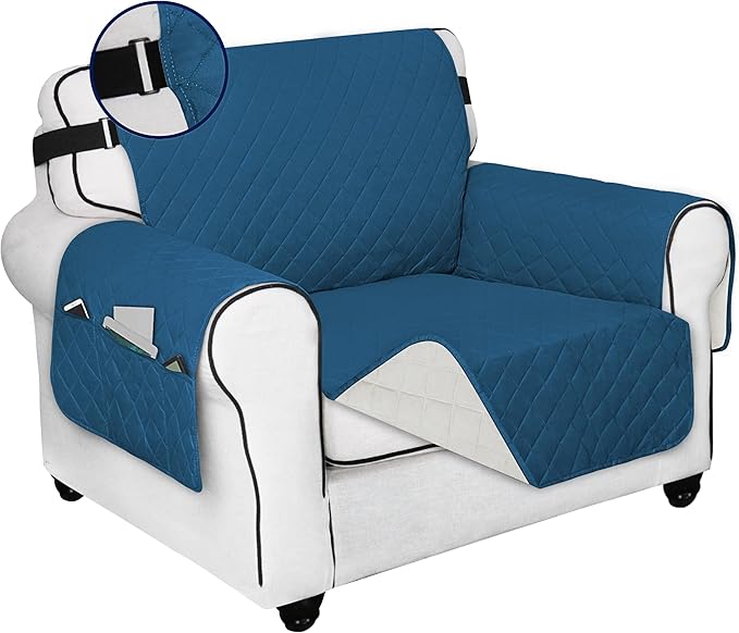 PureFit Reversible Sofa Cover Water Resistant Chair Couch Cover, Machine by PureFit