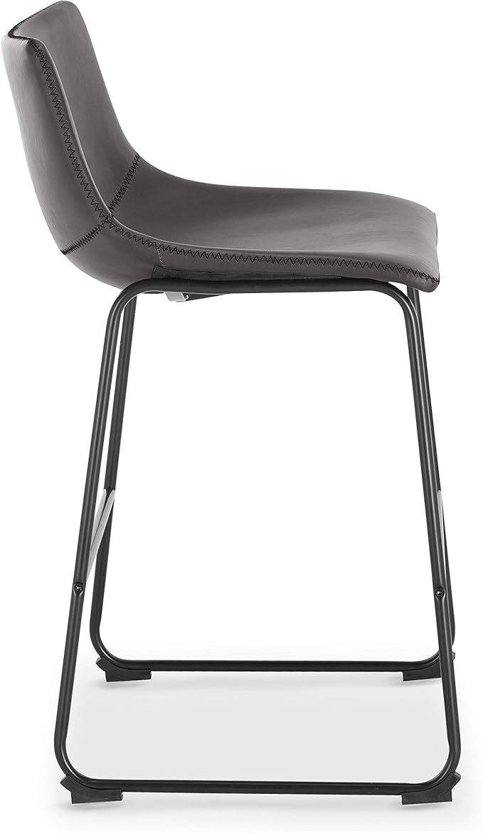 EdgeMod Brinley Counter Stool in Grey - Image 5