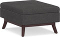 SIMPLIHOME Owen 34 inch Wide Mid Century Modern Rectangle Coffee Table Storage by SimpliHome