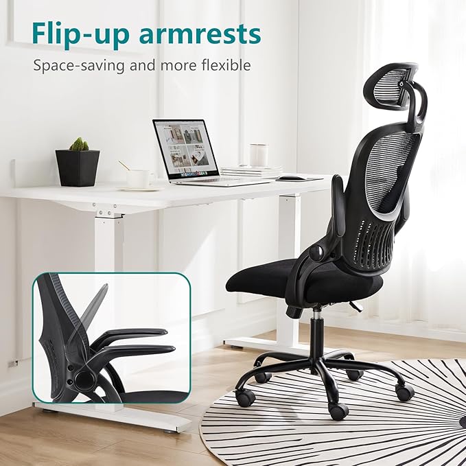 SMUG Office Chair Ergonomic Desk Lumbar Support, Computer Chairs Gaming Mesh - Image 7