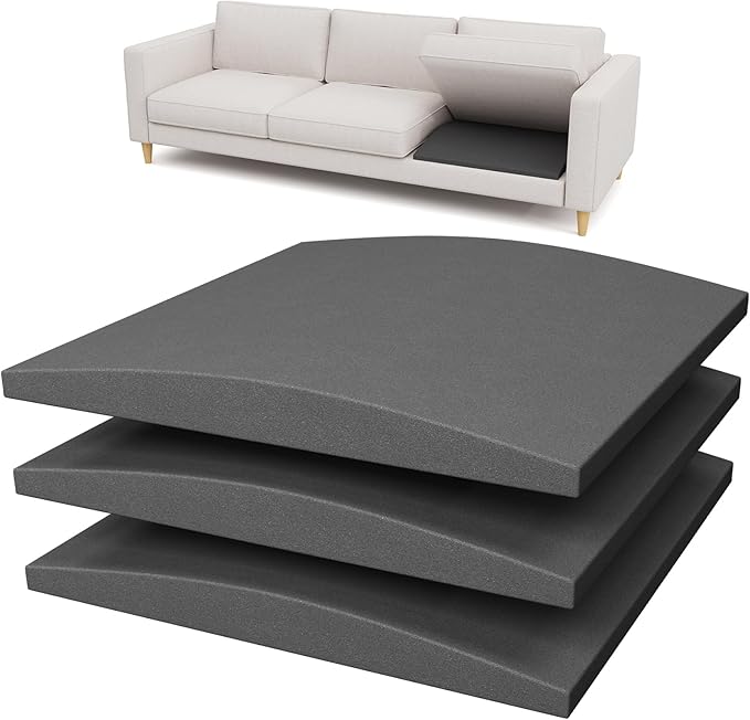 Couch Cushion Support for Sagging Seat, High-Density Curved Foam Sofa Furniture by Unknown
