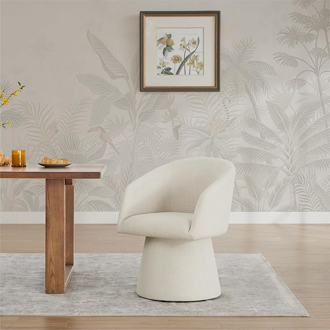 Swivel Dining Chairs Modern Accent Armchair Side Deskchair - Image 9