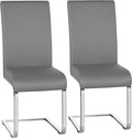 Yaheetech Dining Chairs Set of 2 Modern Faux Leather Upholstered Dining Room by Yaheetech