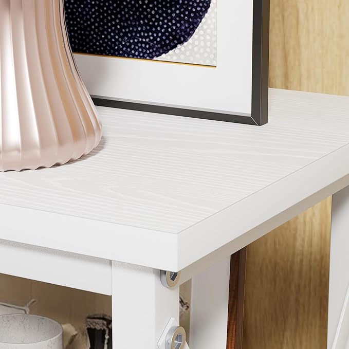 VECELO Modern Nightstands X-Design Side End Table Night Stand - Image 7