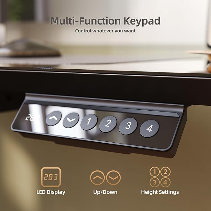 INNOVAR Glass Standing Desk - Image 8