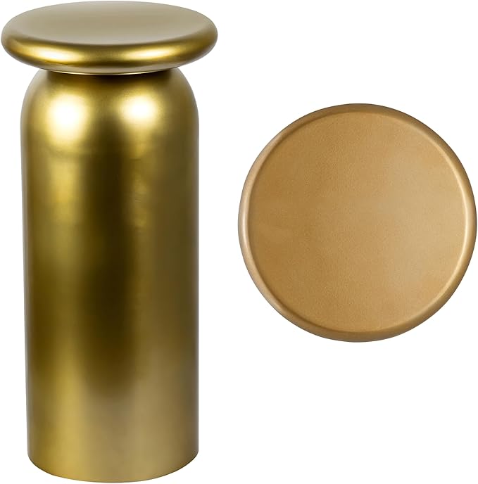 JONATHAN Y END1008B Miles 22.75" Mid-Century Modern Metal Sleek Cylinder Drink by JONATHANY