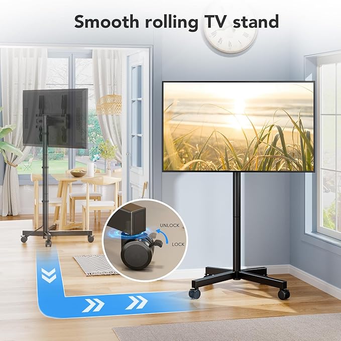 AX WABER Mobile TV Cart Stand - Image 4