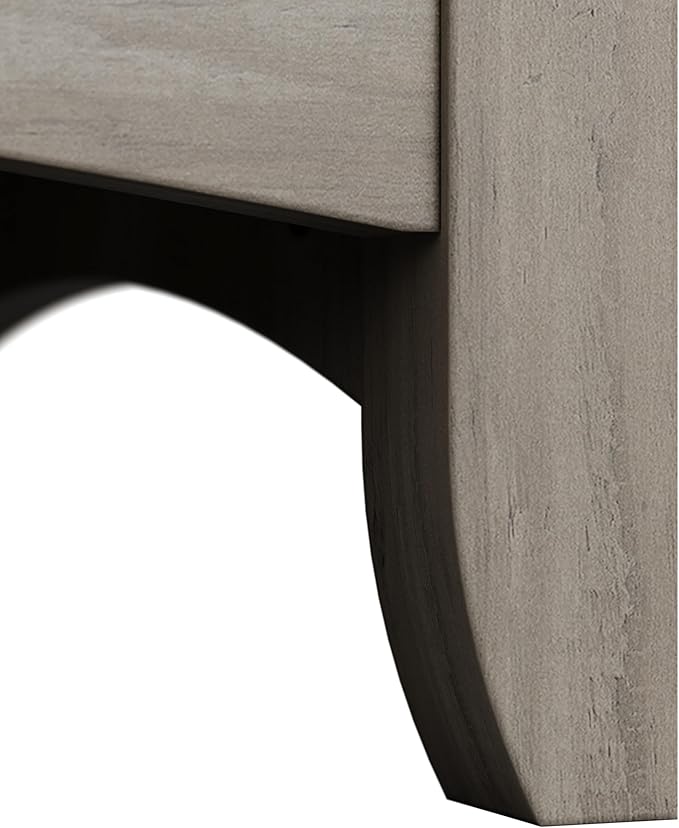 Bush Furniture Salinas 5 Shelf Bookcase in Driftwood Gray, Tall Bookshelf - Image 6