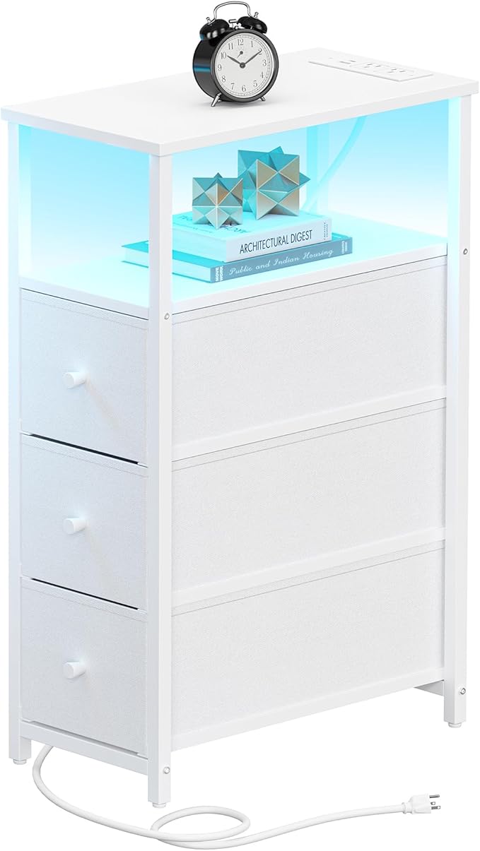 TUTOTAK Narrow LED Night Stand by WelcometotheTUTOTAKHome