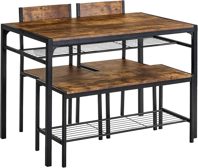 VECELO Kitchen Dining Room Table - Image 6