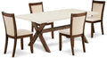 East West Furniture X727MZN32-5 5 Piece Dining Room Furniture Set Includes a by EastWestFurniture