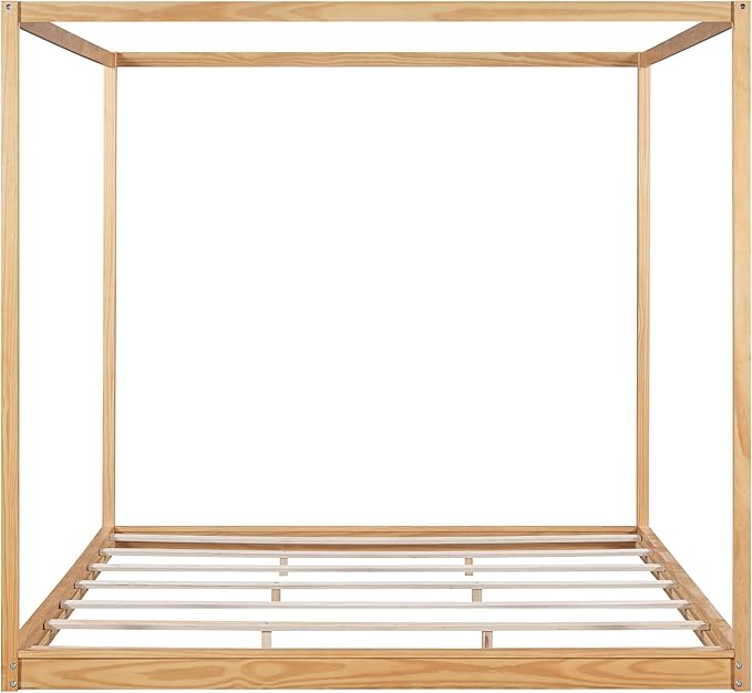 King Size Canopy Platform Bed - Image 5