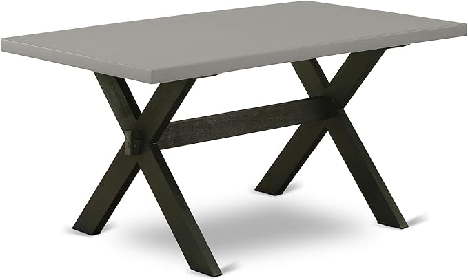 East West Furniture X697FL624-6 6 Piece Dinette Set Contains a Rectangle Dining - Image 3