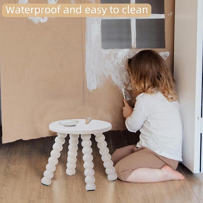 Solid Wooden Step Stool for Adults, 10 inch Stool for Kids Perfect Matched - Image 4