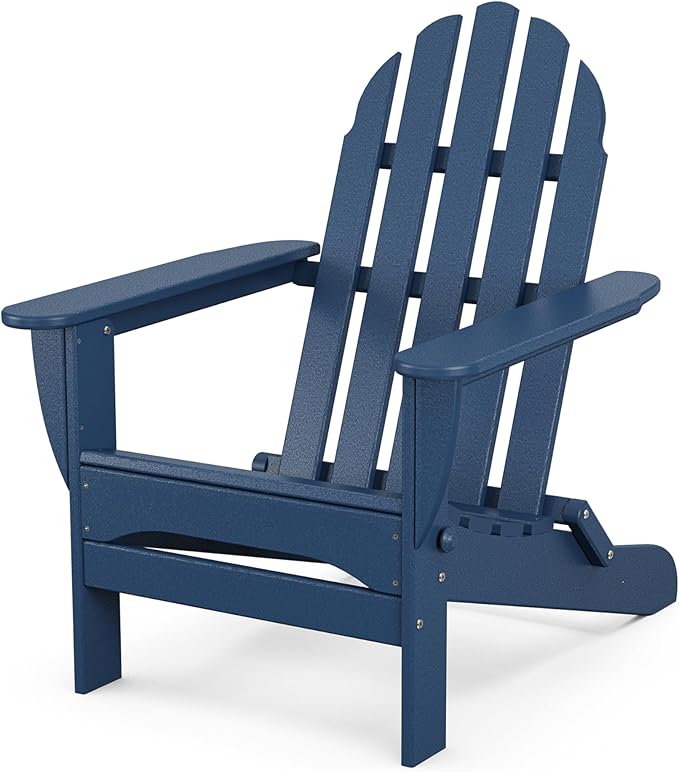 POLYWOOD AD5030NV Classic Folding Adirondack Chair by POLYWOOD